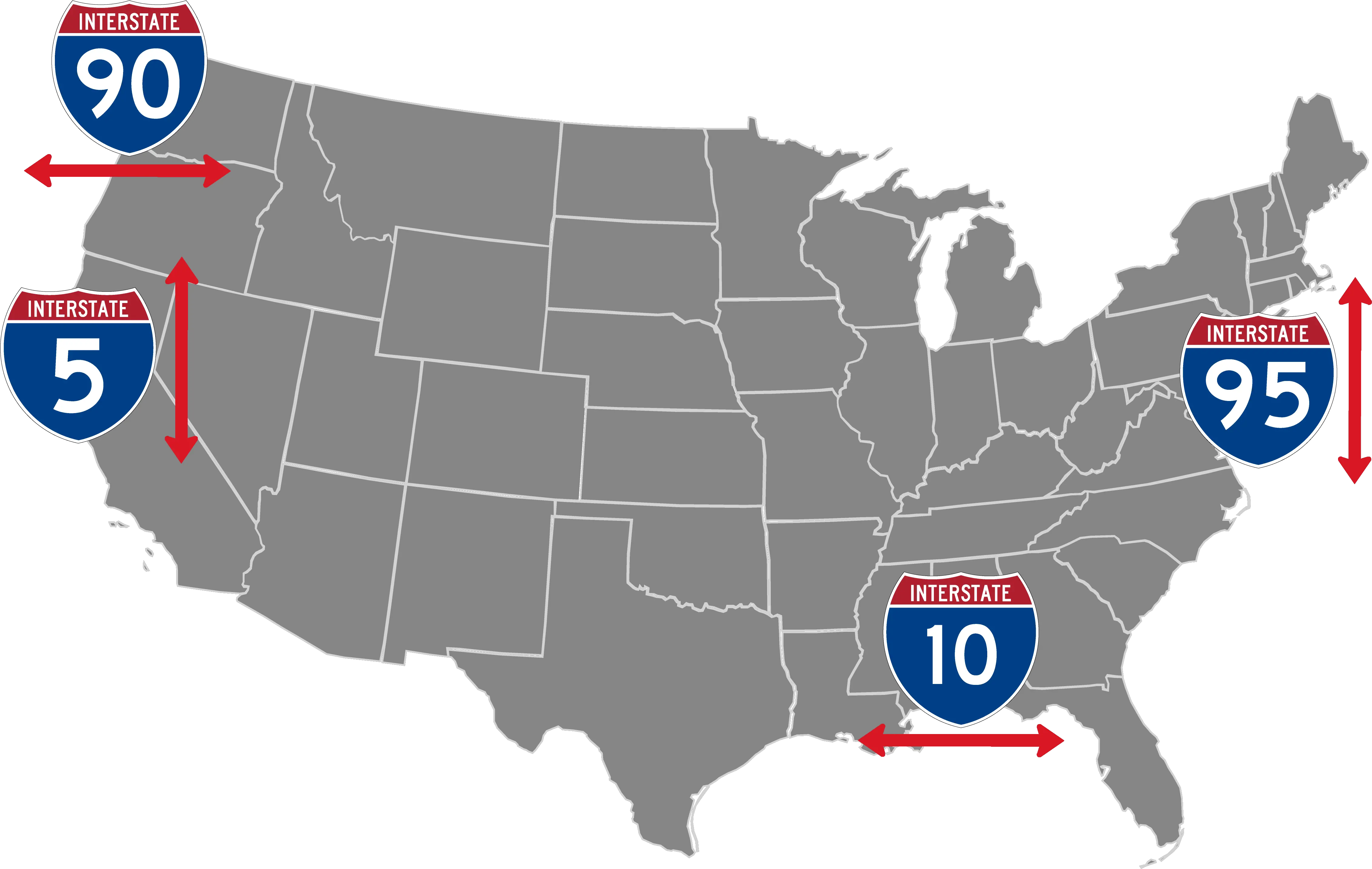 American Highways 101 Visual Guide To Us Road Sign States With Charter Schools Png Highway Sign Png