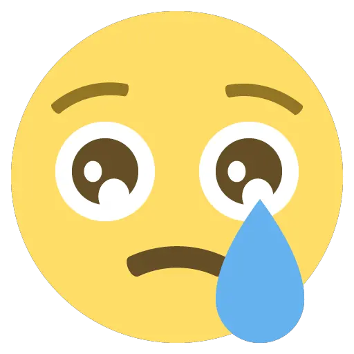 Crying Face Emoji For Facebook Email Crying Face Emoji Png Tear Emoji Png