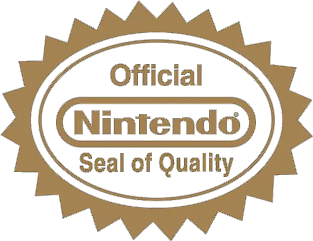 Nintendo Seal Of Quality Official Nintendo Seal Of Quality Logopedia Png Nintendo Entertainment System Logo