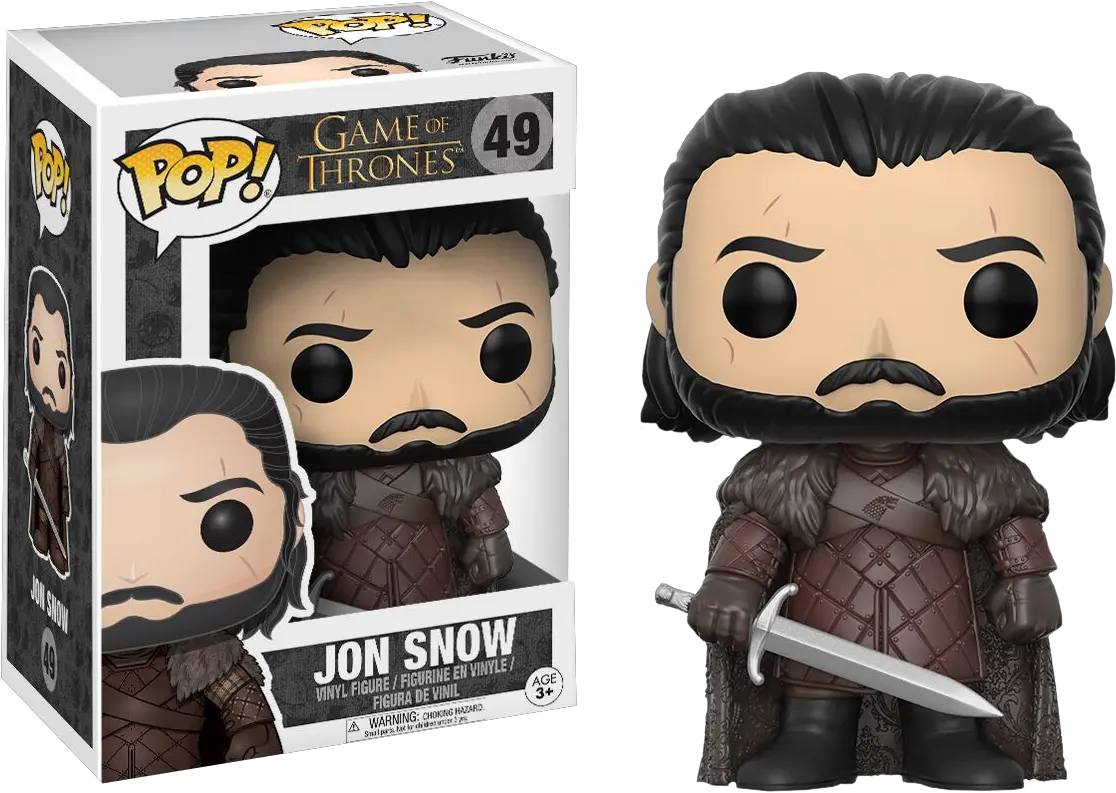 Download Game Of Thrones Funko Pop Jon Snow 49 Png Image Game Of Thrones Pop Jon Snow Jon Snow Png