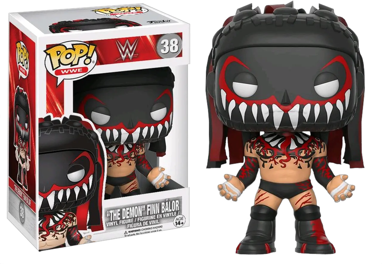 Wwe U0027the Demonu0027 Finn Balor Us Exclusive Pop Vinyl Figure Finn Balor Funko Pop Png Finn Balor Png