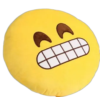 Big Smile Emoji Pillow Grin Emoji Pillow Png Smile Emoji Transparent