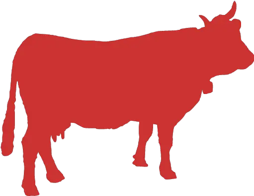 Red Number 2 And Cow Png U0026 Free Cowpng Silhouette Cow Png Minecraft Cow Png