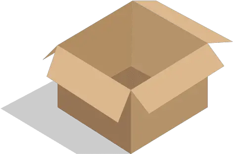 Open Square Cardboard Box Transparent Png U0026 Svg Vector File Animada Caja De Carton Png Square Box Png