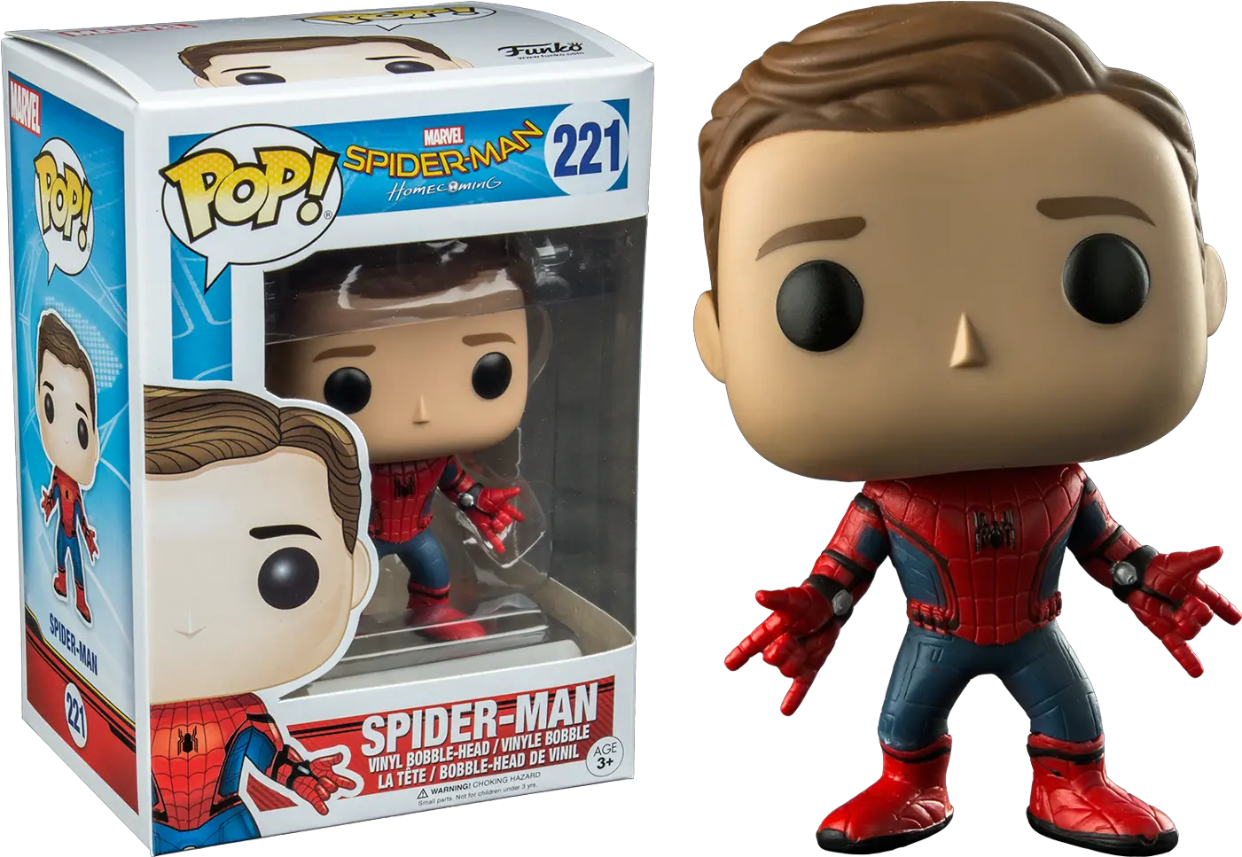 Download Spider Man Unmasked Pop Vinyl Funko Pop Spider Man Homecoming Spider Man Png Spider Man Homecoming Png