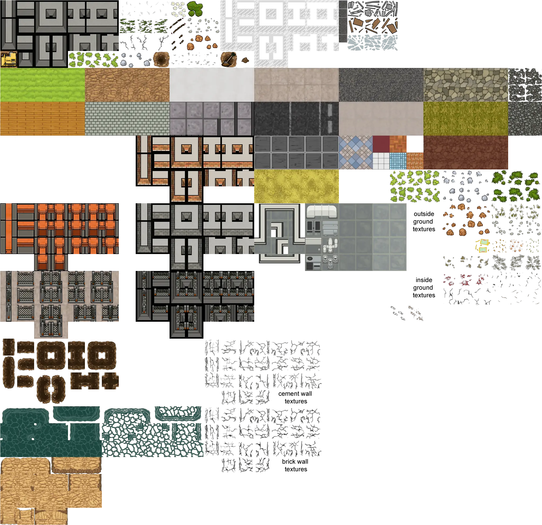 Download Hd This Image Prison Architect Sprite Prison Architect Sprite Sheet Png Prison Bars Transparent Background