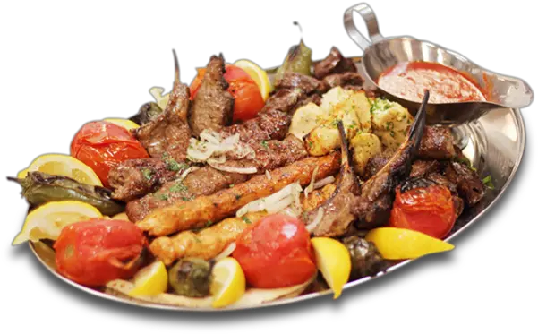 Download Hd Best Turkish Restaurant Mix Grill Platter Png Turkish Food Png Grill Png