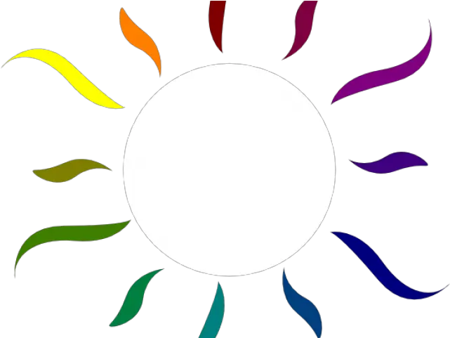 Ray Clipart Rainbow Sun Png Download Full Size Clipart Circle Ray Png