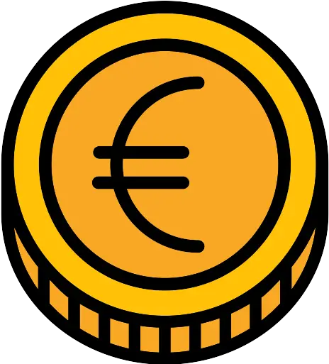 Coin Euro Png Icon Outline Of A Coin Euro Png