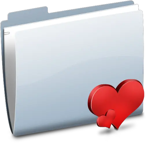 Blue Heart Icon Love Folder Icon Png Blue Heart Icon