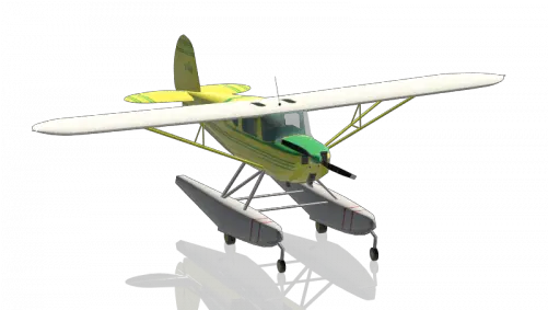 Cessna 140 Amphibian Aircraft Png Icon Seaplane