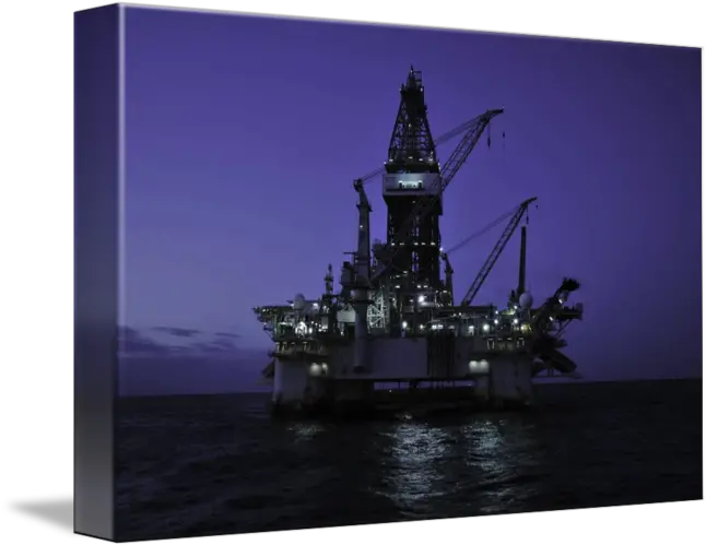 Deep Ocean Oil Rig Vertical Png Oil Rig Png