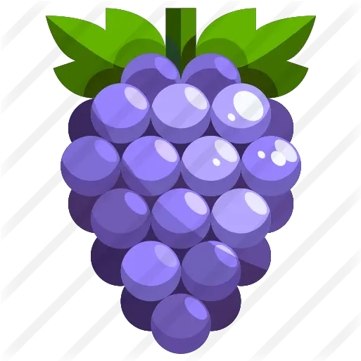 Grape Free Food Icons 3 D Purple Grapes Png Grapes Icon