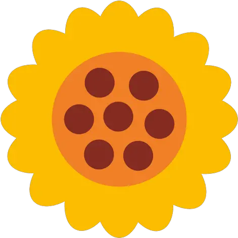 Yellow Sunflower Icon Dot Png Sunflower Icon