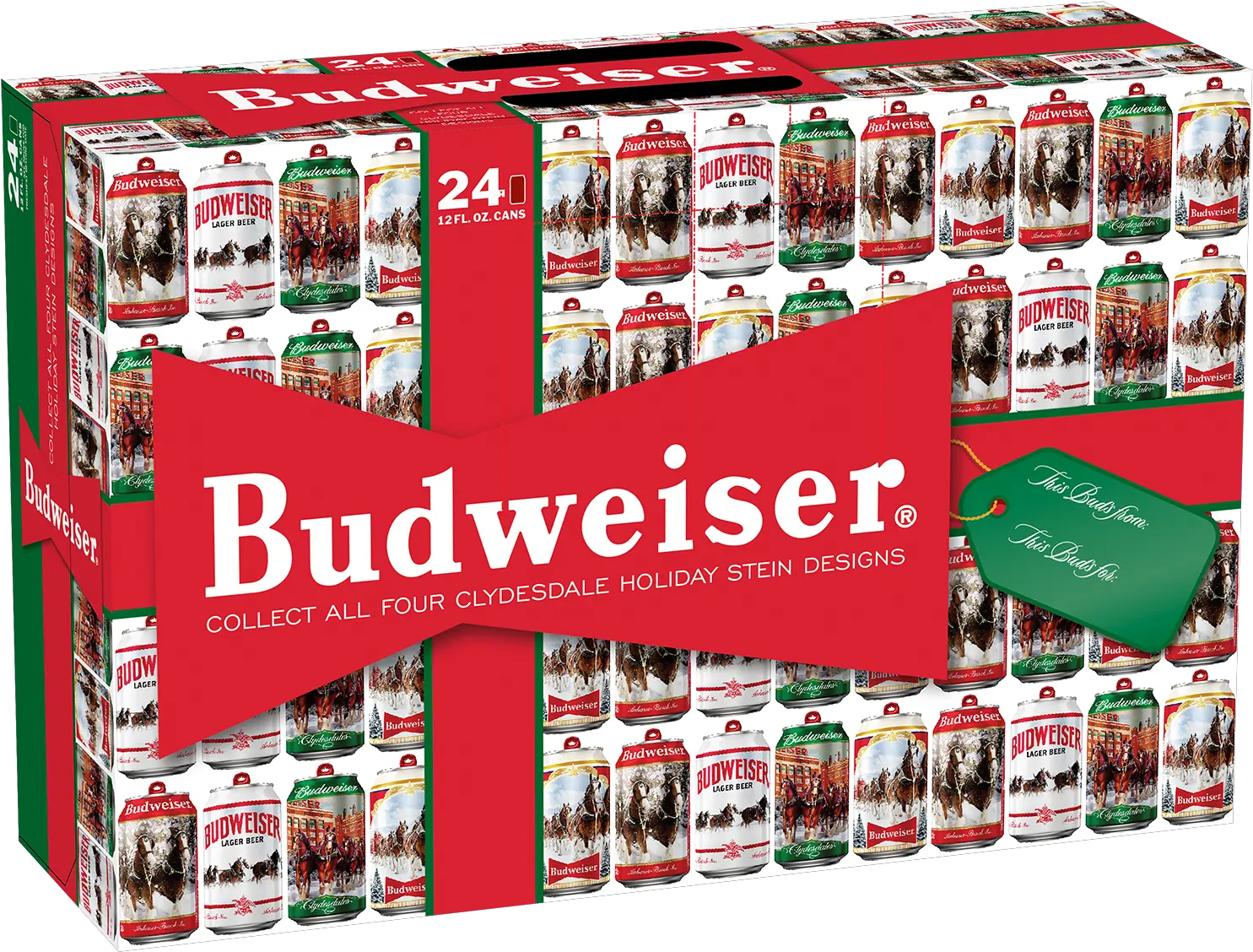 Budweiser Is Coming Out With 4 Limited Edition Holiday Cans Budweiser Holiday Cans Png Budweiser Bottle Png