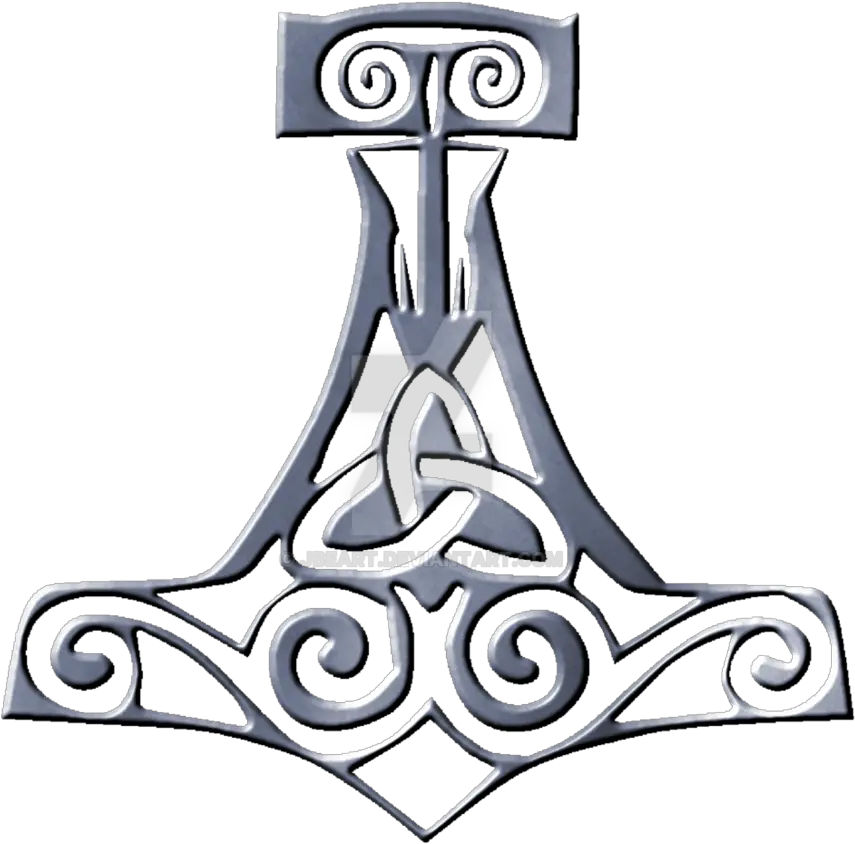 Concrete Designs By Hightower U2013 Mjolnir Tattoo Png Mjolnir Png