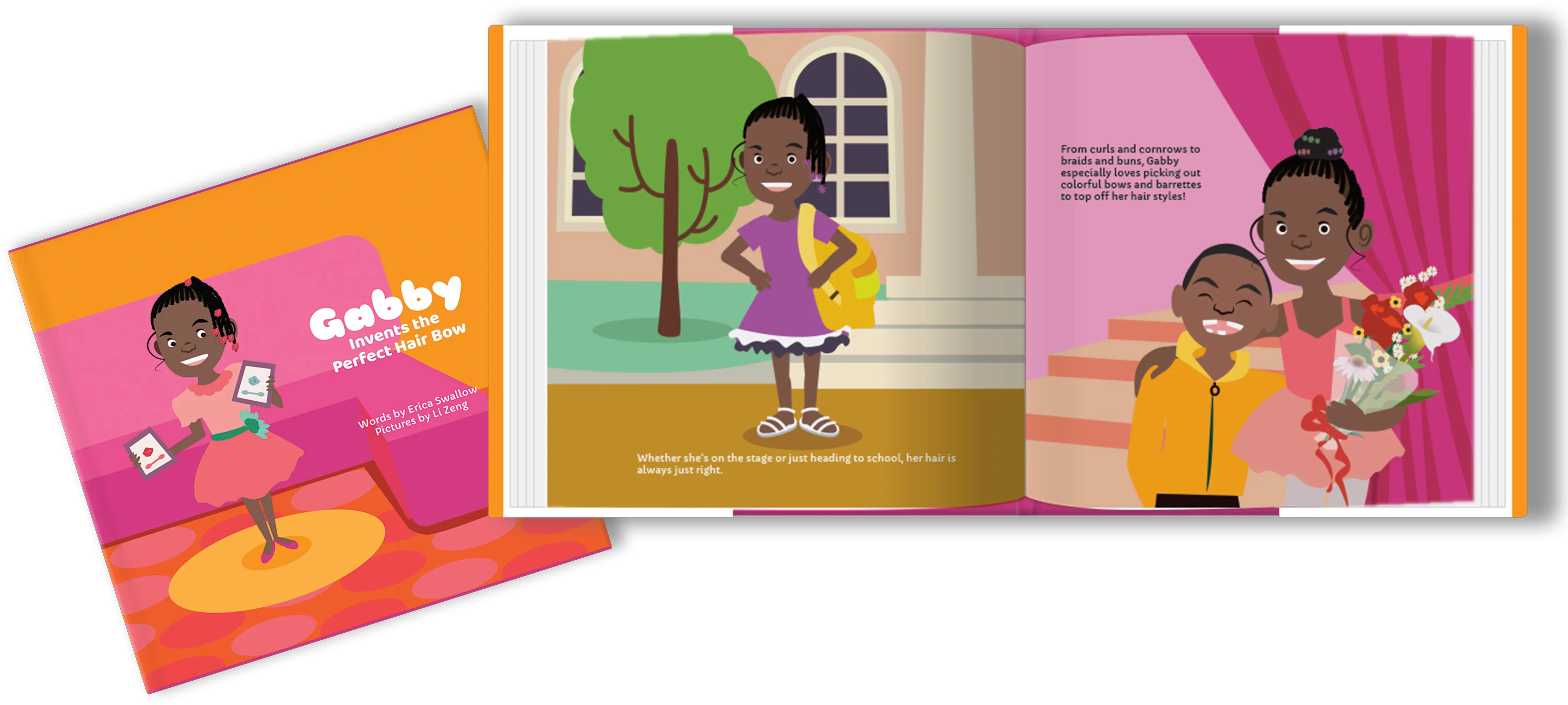 Gabby Invents The Perfect Hair Bow Special Edition Hardcover Png