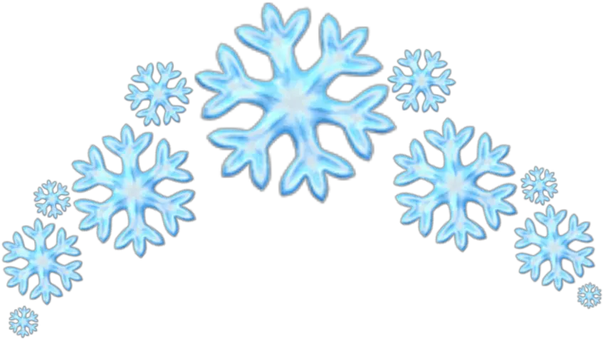 Emoji Blue Crown Snowflakes Winter Snowflake Emoji Png Snowflake Emoji Png
