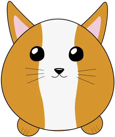 Lynx Bobcat Cute Puffy Muzzle Flat Cartoon Png Bobcat Png