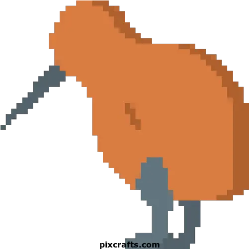 Bird Printable Pixel Art Png Kiwi Bird Png