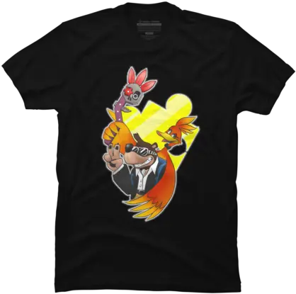 Shop Rareu0027s Design By Humans Collective Store Short Sleeve Png Banjo Kazooie Logo