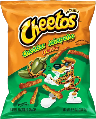 Cheese Flavored Snacks Jalapeno Cheddar Cheetos Png Cheetos Png