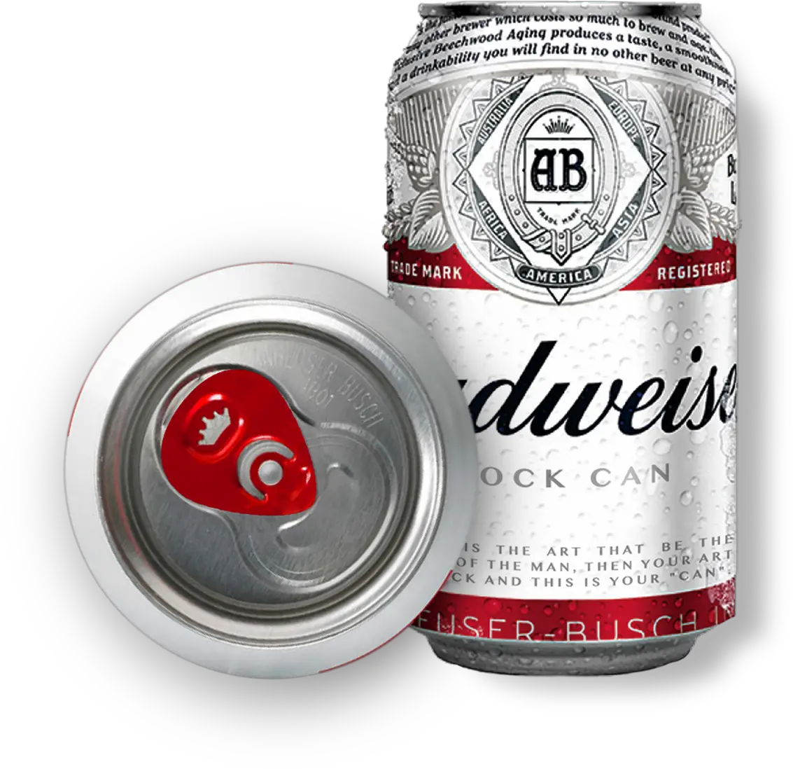 Download Hd Budweiser 25 Oz Can Bottle Cooler Huggie Classic Lager Png Budweiser Bottle Png