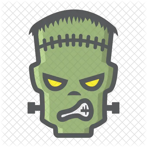 Frankenstein Icon Of Colored Outline Easy Frankenstein Drawing Png Frankenstein Png