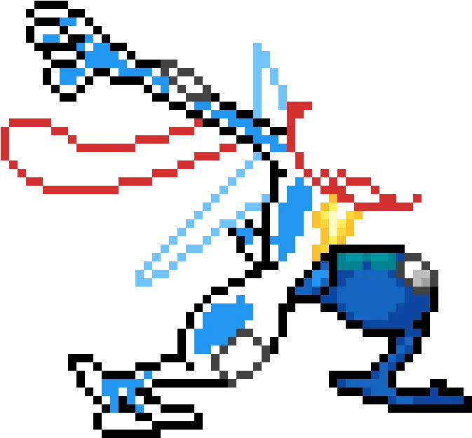 Pixilart Ash Greninja By Anonymous Pixel Art Ash Greninja Png Ash Greninja Png