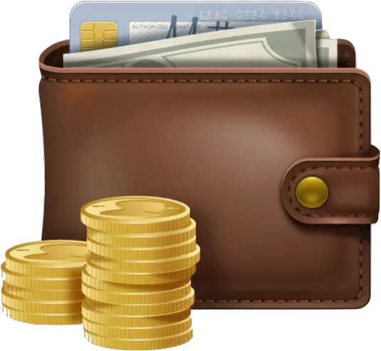 Themetaverseceo Wallet With Money Png Coin Purse Icon