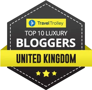 Top 10 Luxury Travel Bloggers In Uk Travel Trolley Sign Png Blogger Logo