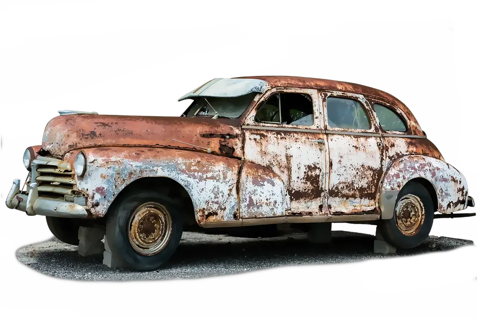 Auto Old Broken Scrap Rust Transparent I 81518 Png Images Old Car Png Rust Png