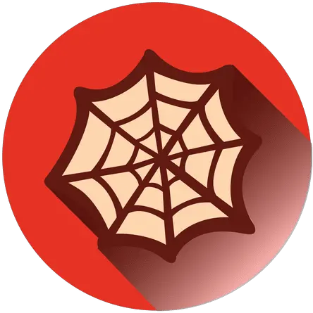 Spider Web Round Icon Transparent Png U0026 Svg Vector File Orange Spider Web Clipart Spider Web Png