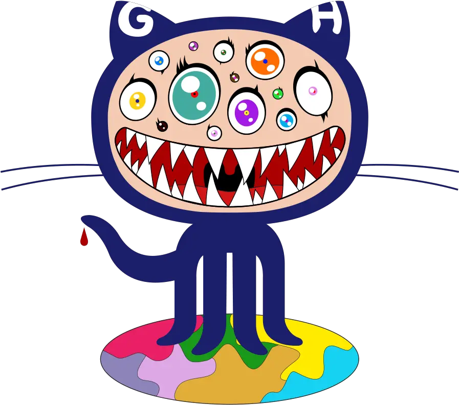 Github Octocat Png Transparent Octocatpng Images Github Cats Github Logo Transparent