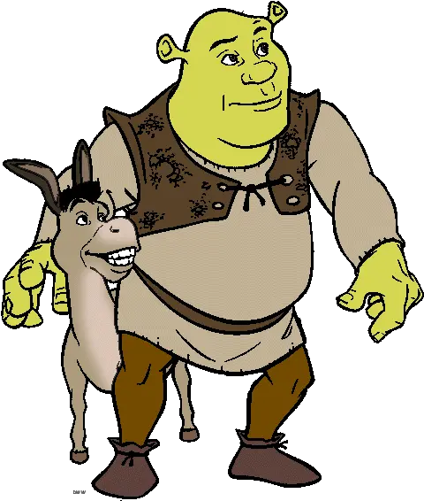 Musical Clipart Freeuse Stock Png Files Shrek Clipart Donkey Shrek Png