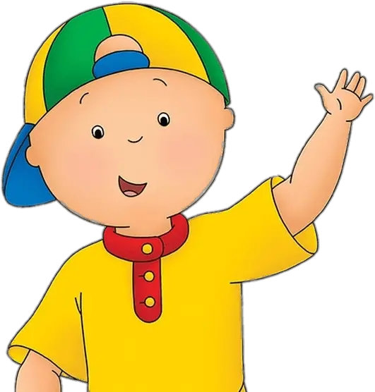 Caillou Waving Transparent Png Caillou Song Caillou Png