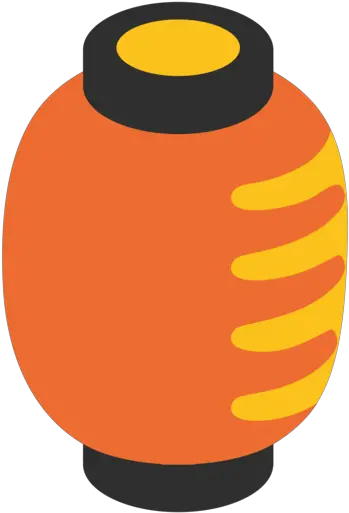 Red Paper Lantern Emoji Png Icon