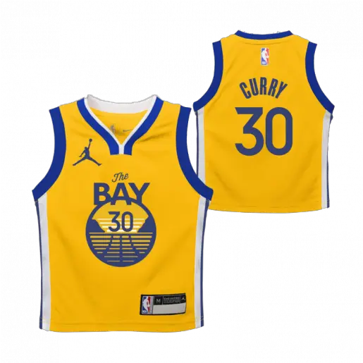 Replica Nba Curry Enfant Icon Edition Gs Warriors Curry Statement Jersey Youth Png Curry Icon