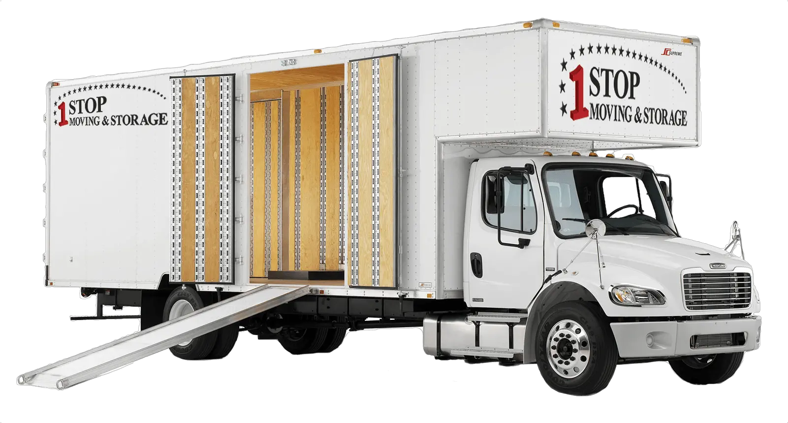 One Stop Moving And Storage Truck U2014 Moving Trucks Png Truck Transparent Background