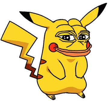 Pikachu Pepe The Frog Homer Pikachu Png Pepe Frog Png