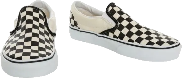 Checkered Shoes Vans Off The Wall Png White Vans Png