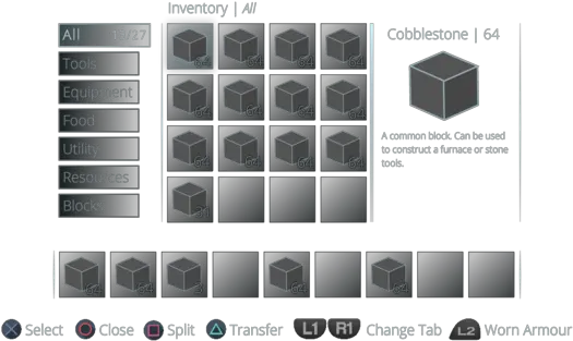 Minecraft U2014 Austin Kennedy Horizontal Png Inventory Png
