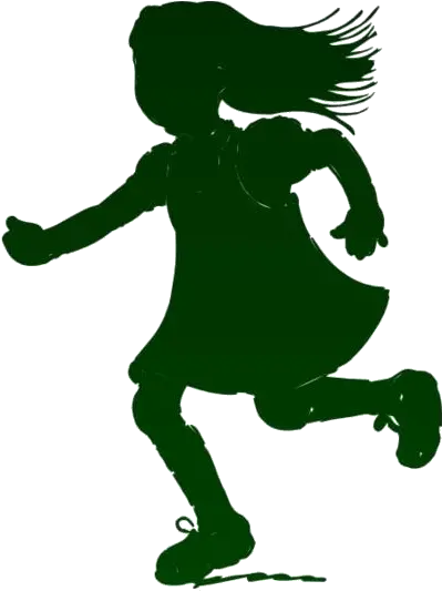 Transparent Running Girl Clipart Png Image Girl Running Silhouette Clipart Running Woman Icon