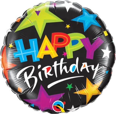 Happy Birthday Colorful Black Balloon You Re The Best Png Black Balloon Png