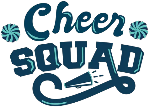 To Cheer Squad Lettering Transparent Png U0026 Svg Vector File Language Squad Png