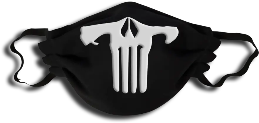 Reflective Punisher Virus Mask Png