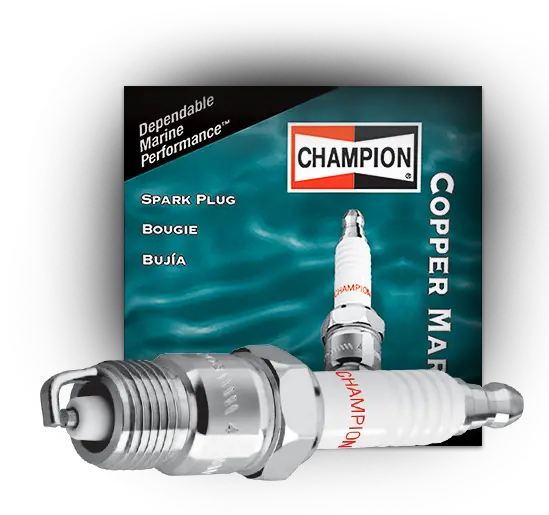 Boat Spark Plugs Png Champion Logo