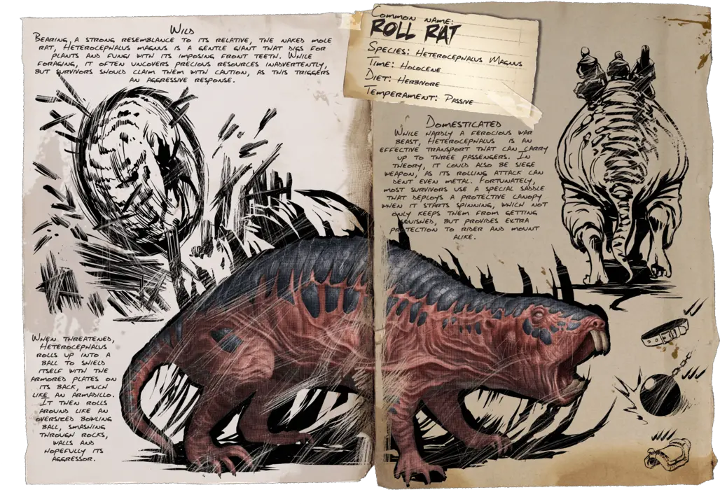 Roll Rat Official Ark Survival Evolved Wiki Ark Aberration Roll Rat Png Rat Png