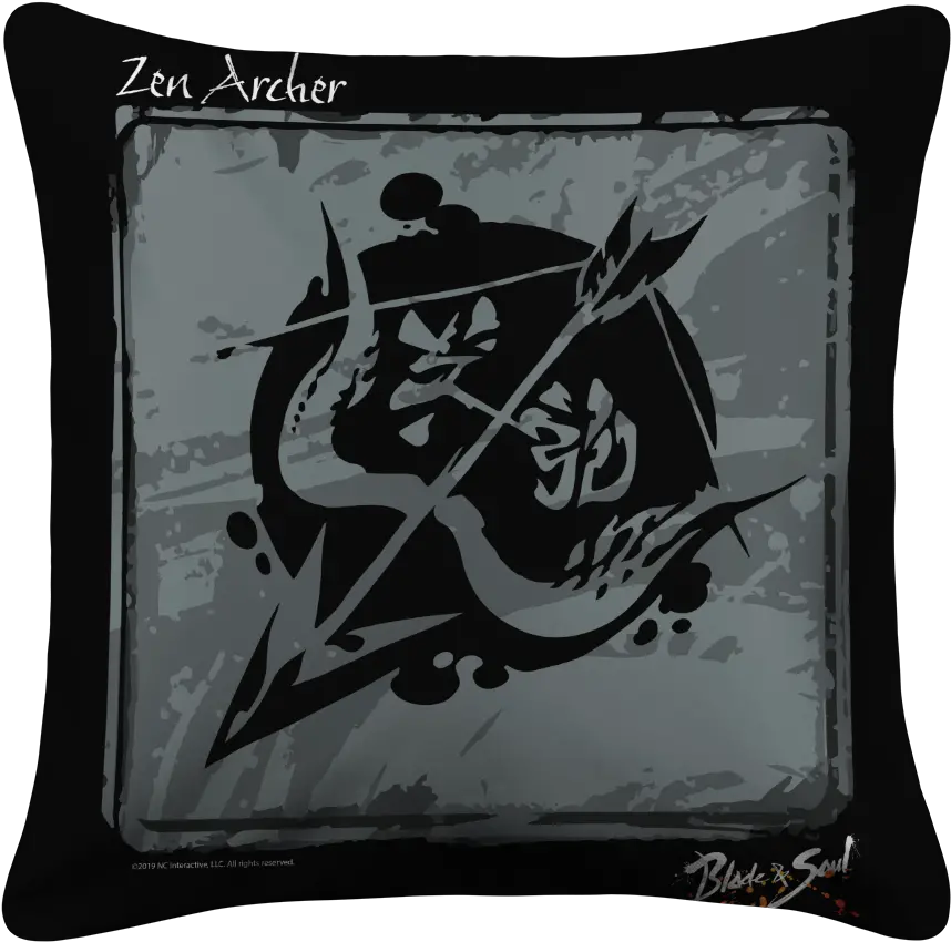 For Fans By Fanszen Archer White Pillow Case Decorative Png Blade And Soul Logo Png