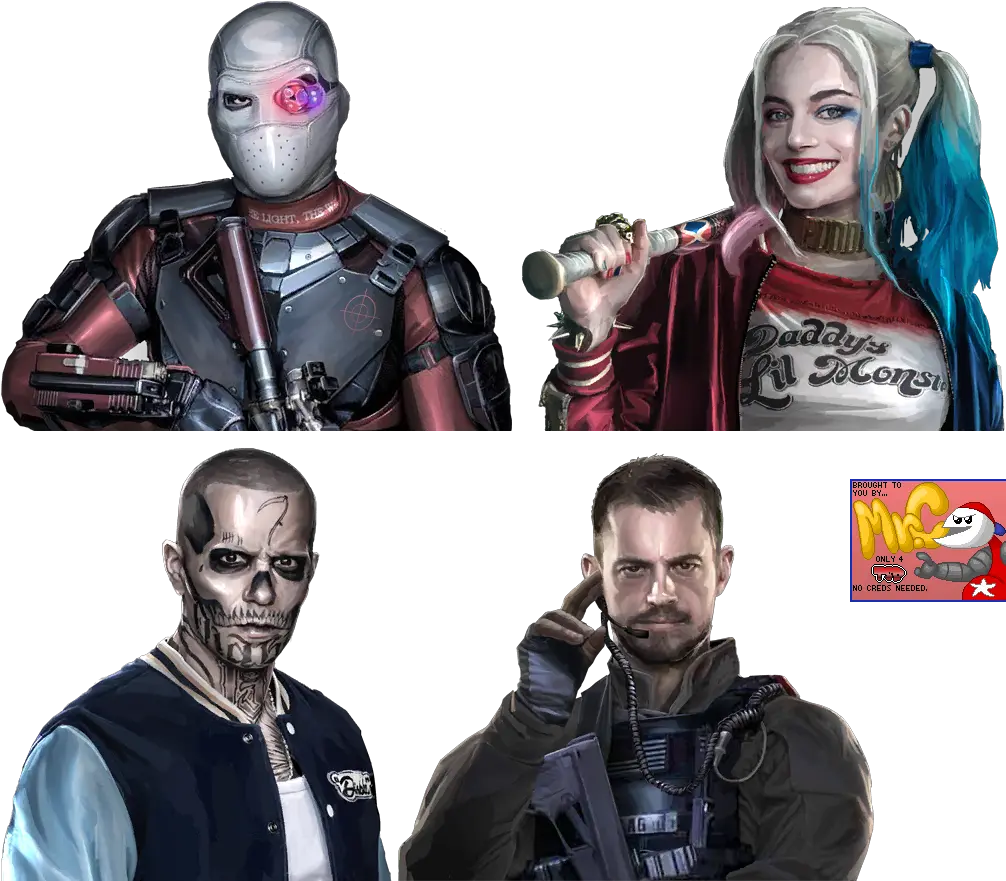 Mobile Suicide Squad Special Ops Character Portraits Suicide Squad Special Ops Png Suicide Squad Png